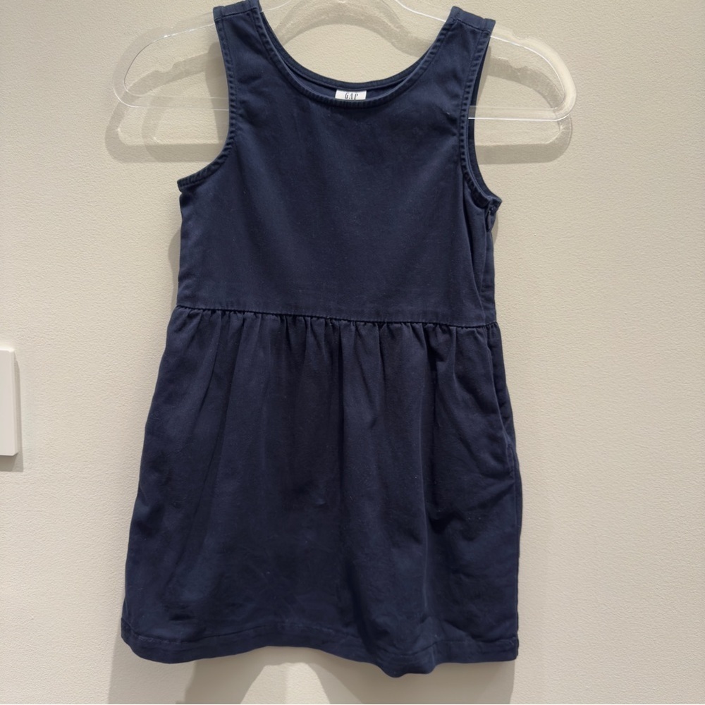 Gap- Navy Blue Sleeveless Dress Kids S (6-7)